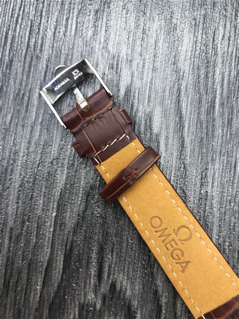 copy omega watch straps|genuine omega watch strap 18mm.